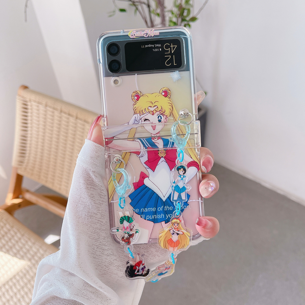 Phone Cases Z Flip 5 - Cute Cartoon Japan Anime Sailor Moon