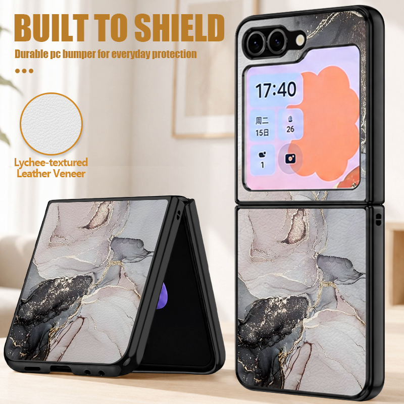 Flip Leather Case - Premium PU Leather Phone Case For