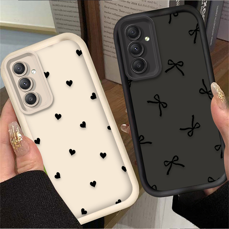 Black Love Heart Bowknot Case  - Phone Cases For Samsung Galaxy recensie en prijs