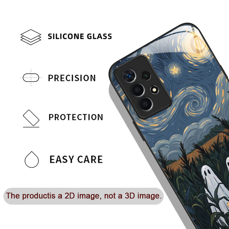 Funny Ghost Abstract Art Patte - Phone Cases Drawing recensie en prijs