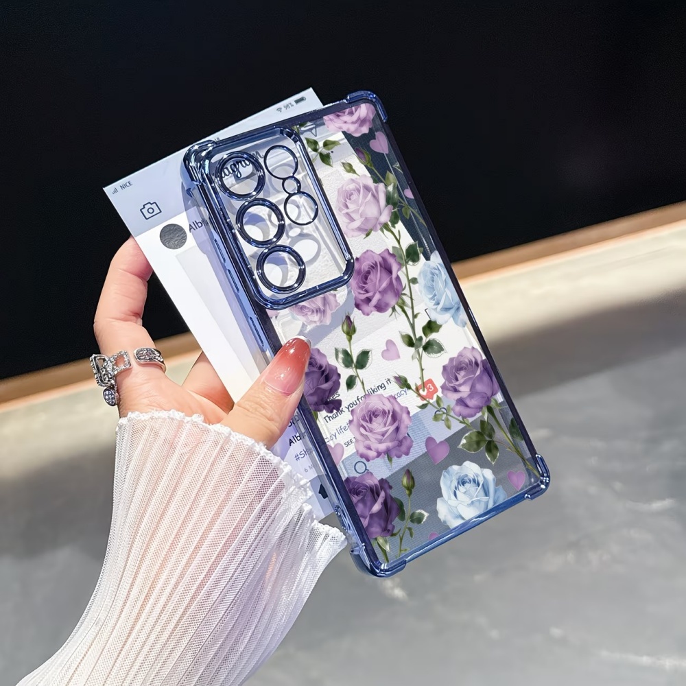 Electroplated Four-Corner Anti - Phone Cases For Samsung Galaxy recensie en prijs