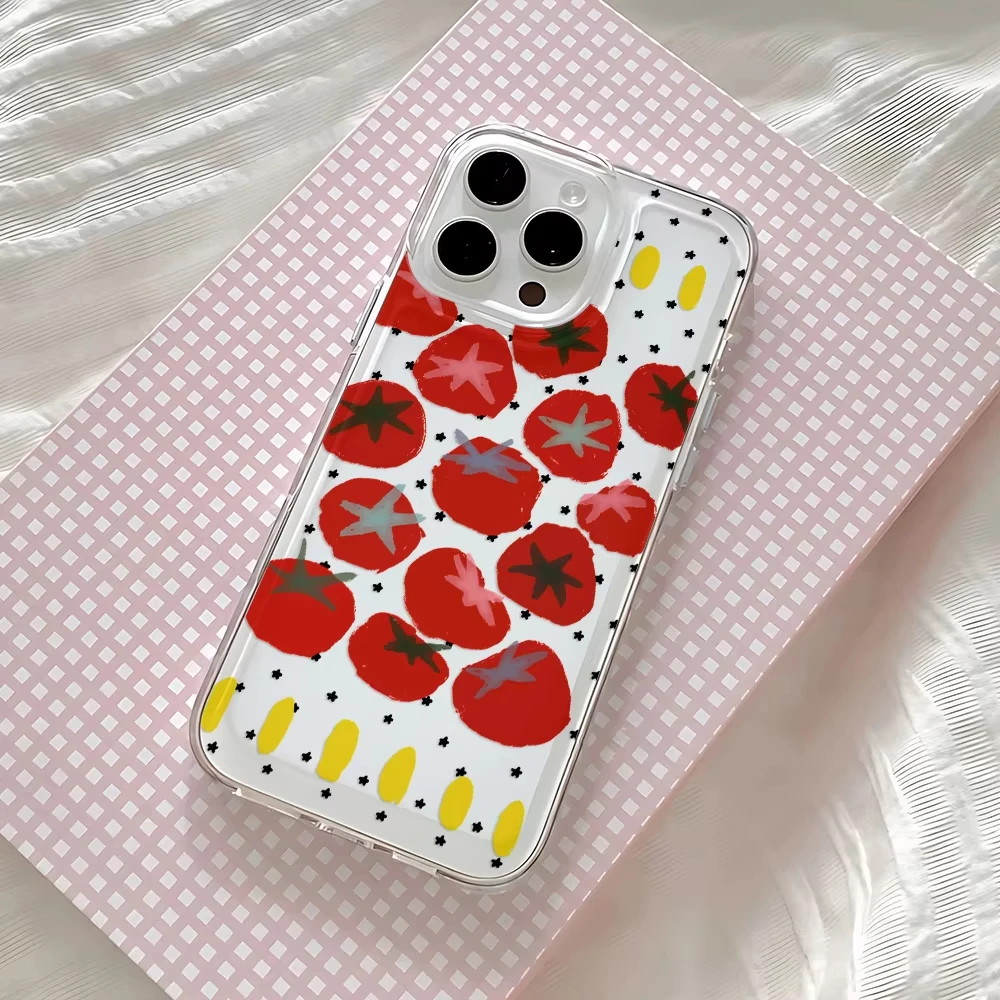 Minority Korean Cute Tomato Cl - Phone Cases Drawing recensie en prijs
