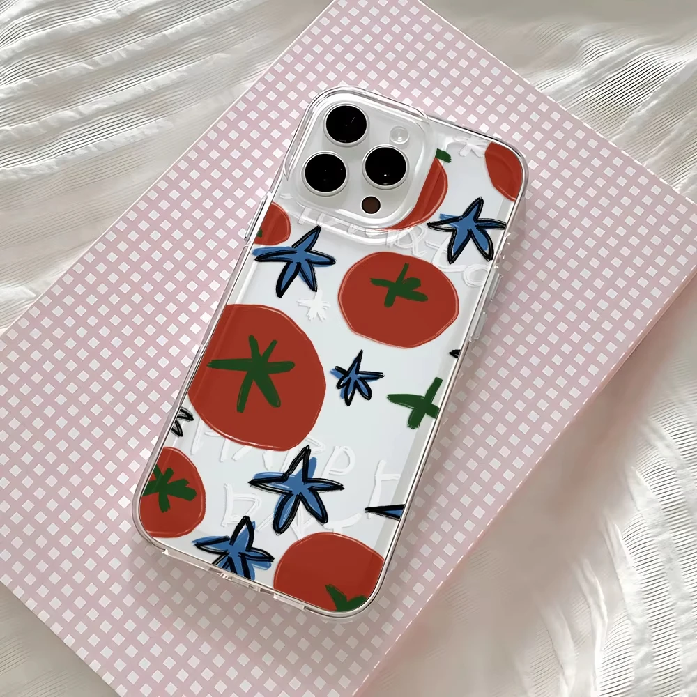 Minority Korean Cute Tomato Cl - Phone Cases Drawing recensie en prijs