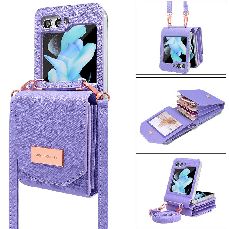 Vietao Crossbody Lanyard Mobil - Flip Leather Case recensie en prijs