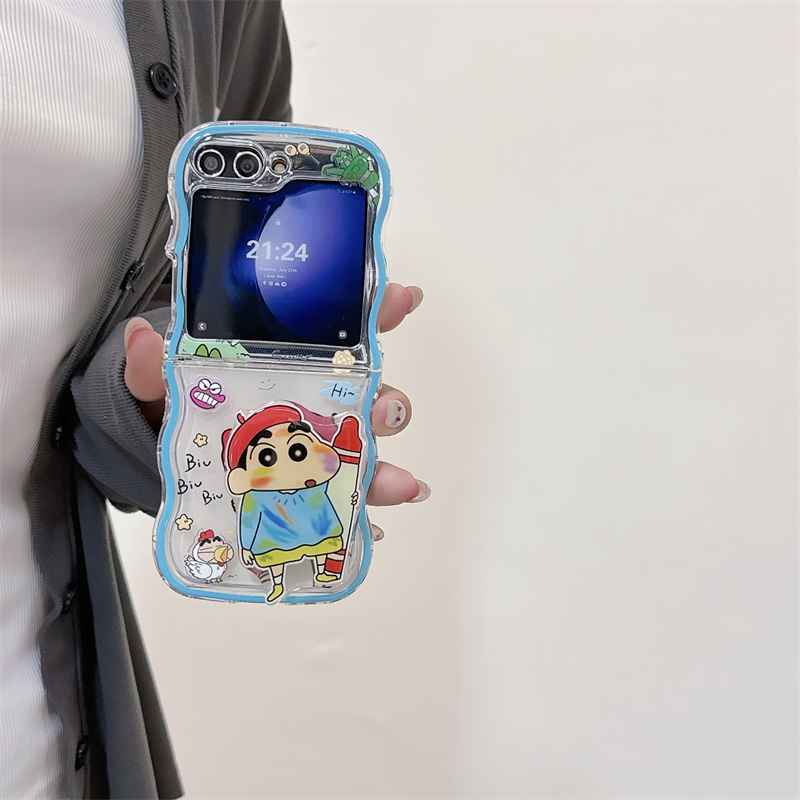 Cute Cartoon Japan Anime Crayo - Phone Cases Z Flip 5 recensie en prijs