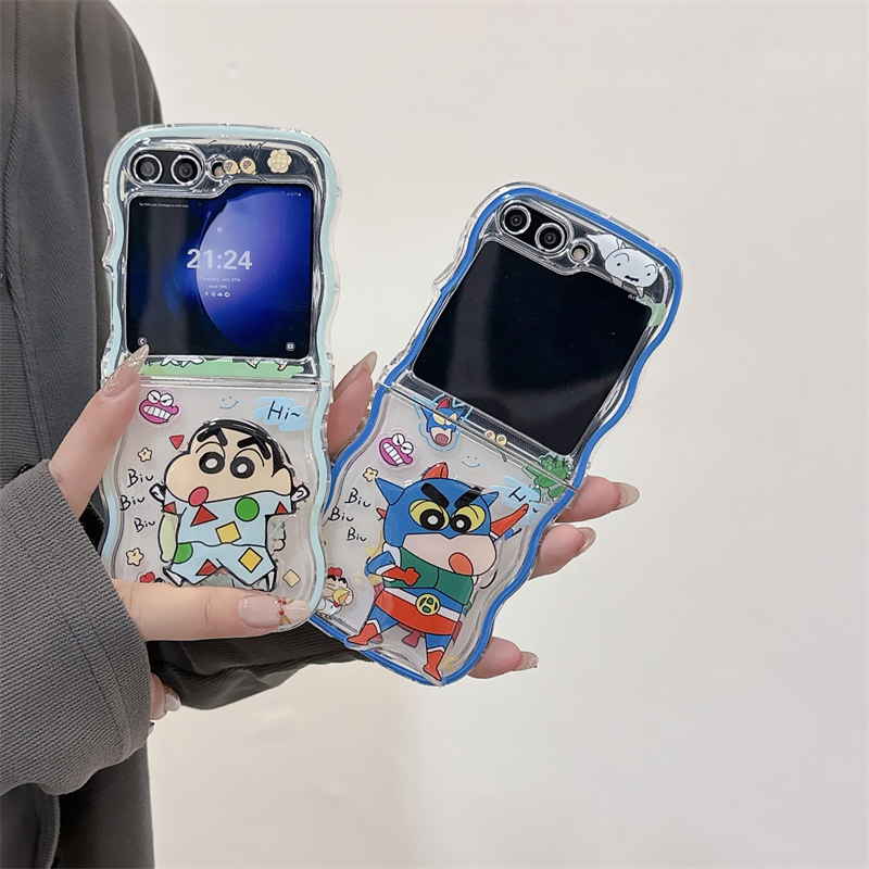 Cute Cartoon Japan Anime Crayo - Phone Cases Z Flip 5 recensie en prijs