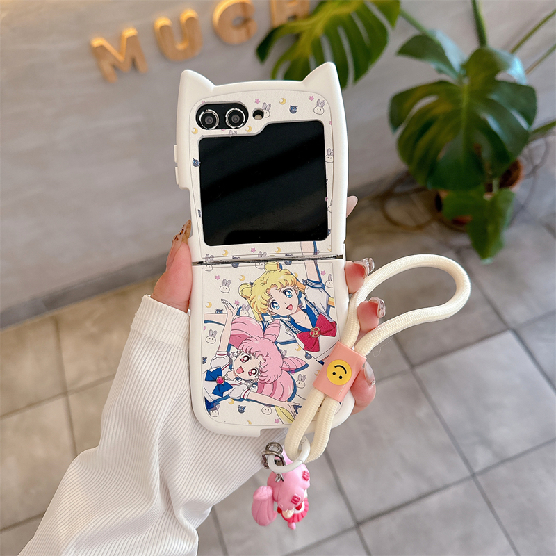 Cute Cartoon Japan Anime Sailo - Phone Cases Z Flip 5 recensie en prijs
