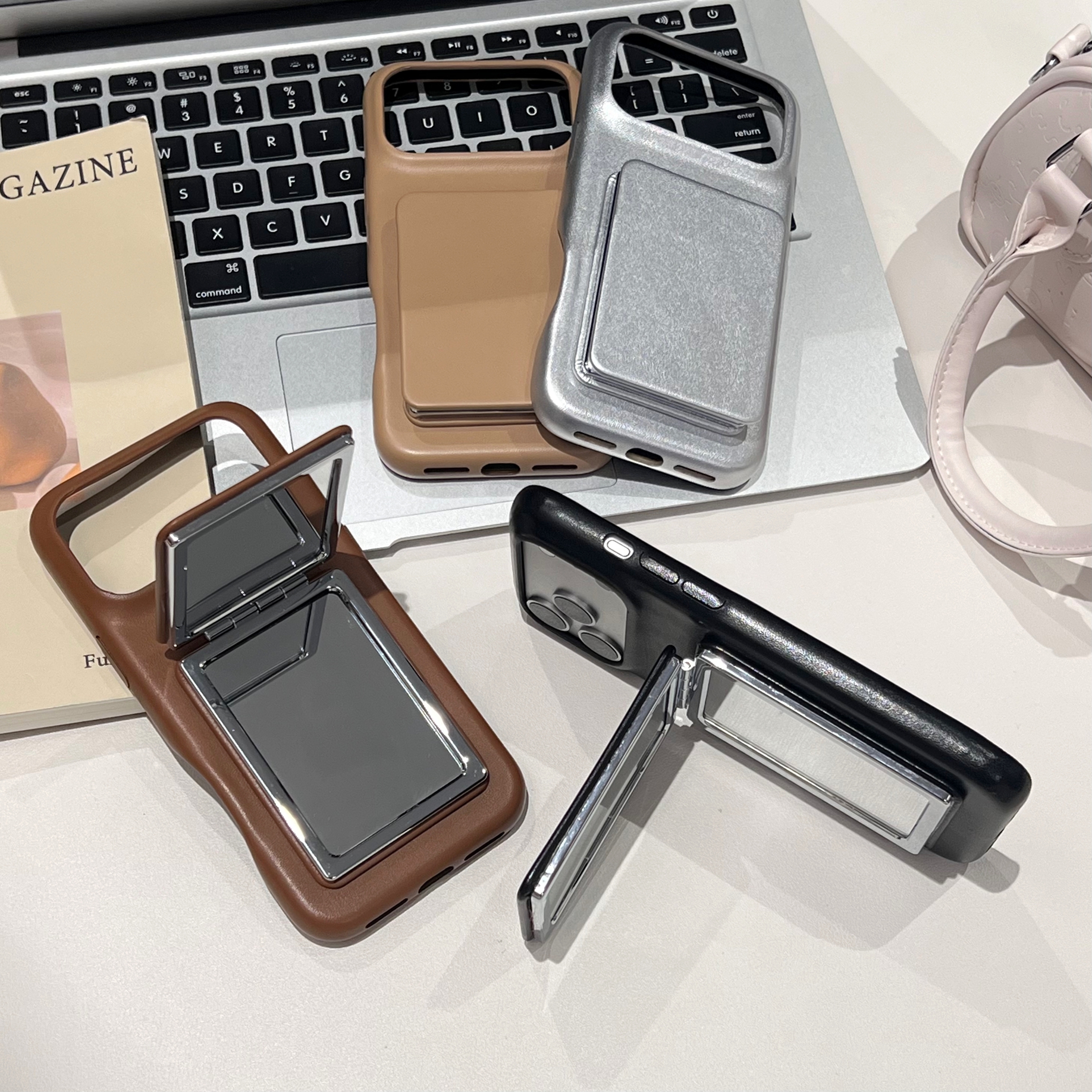 Fashion Retro Maillard Dark Co - Flip Leather Case recensie en prijs