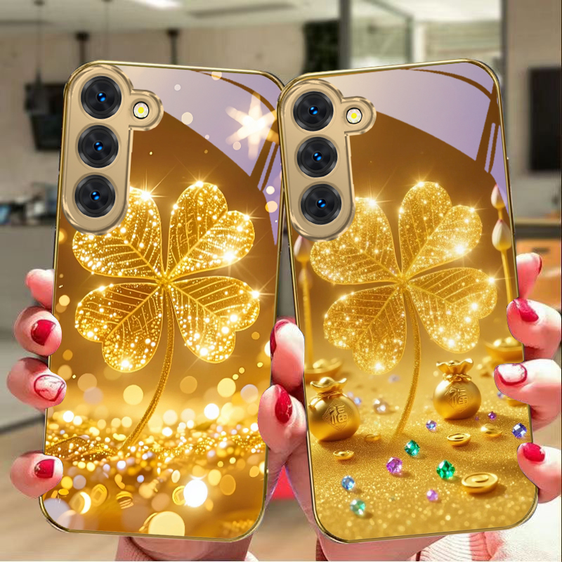 A huge golden clover For Samsu - Phone Cases For Samsung Galaxy recensie en prijs