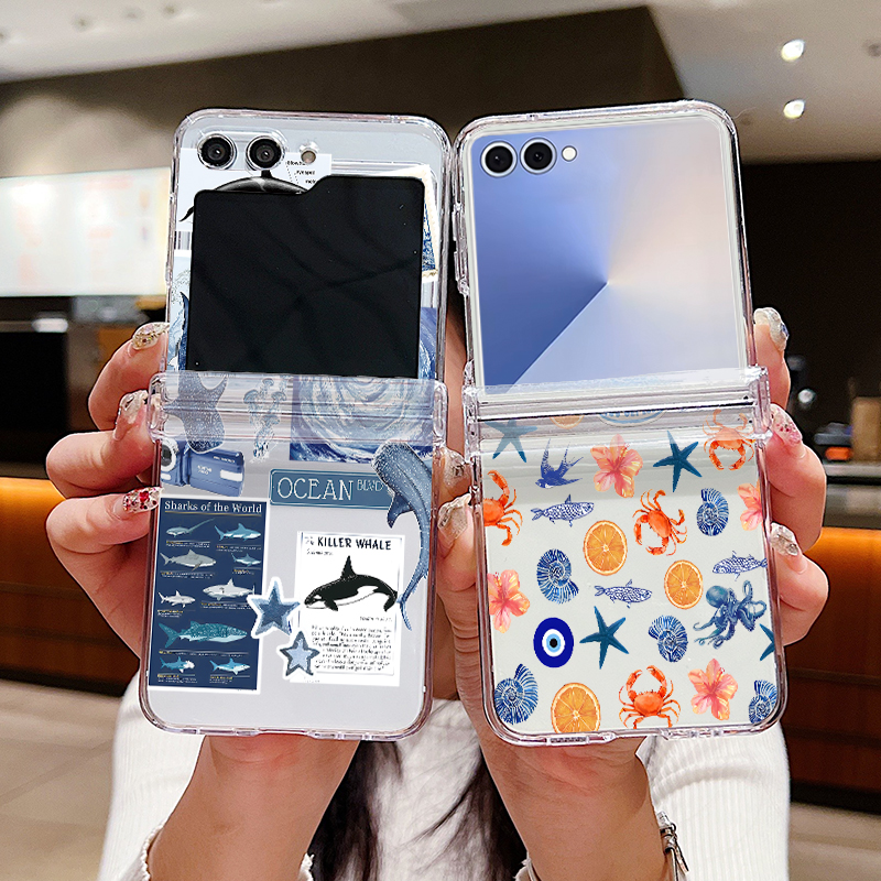 Shark Star Patterned Phone Cas - Phone Cases Z Flip 5 recensie en prijs