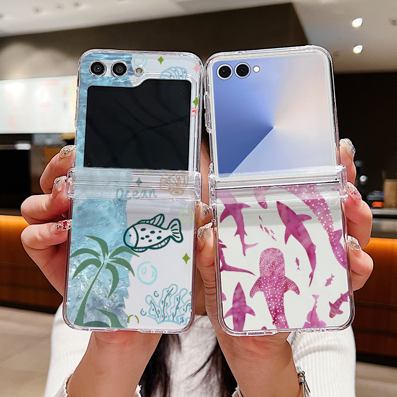 Shark Star Patterned Phone Cas - Phone Cases Z Flip 5 recensie en prijs
