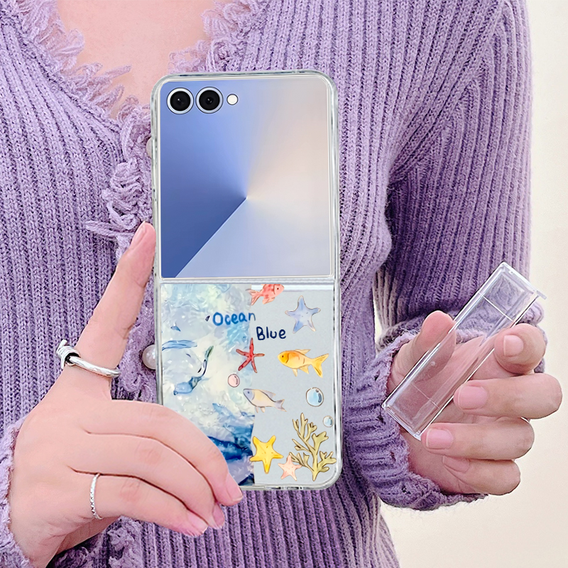 Shark Star Patterned Phone Cas - Phone Cases Z Flip 5 recensie en prijs
