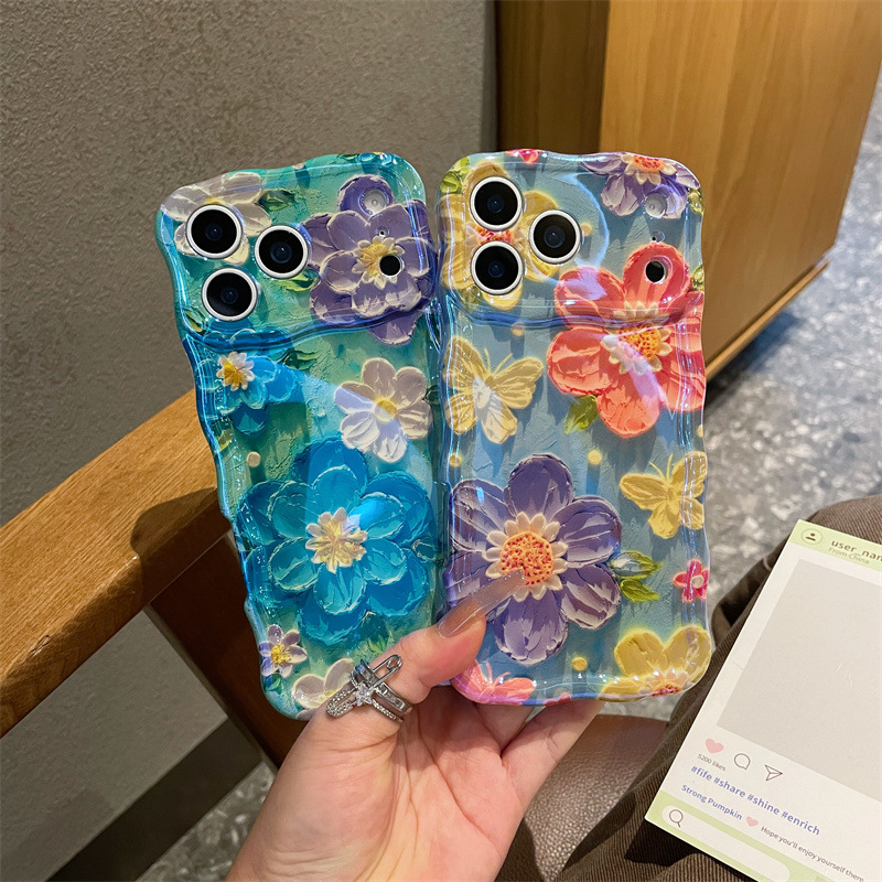 Luxury Blue Light Oil Painting - Phone Cases Drawing recensie en prijs