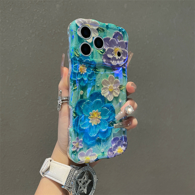 Luxury Blue Light Oil Painting - Phone Cases Drawing recensie en prijs