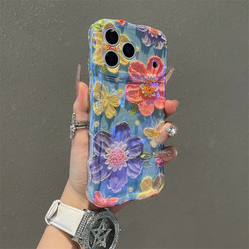 Luxury Blue Light Oil Painting - Phone Cases Drawing recensie en prijs