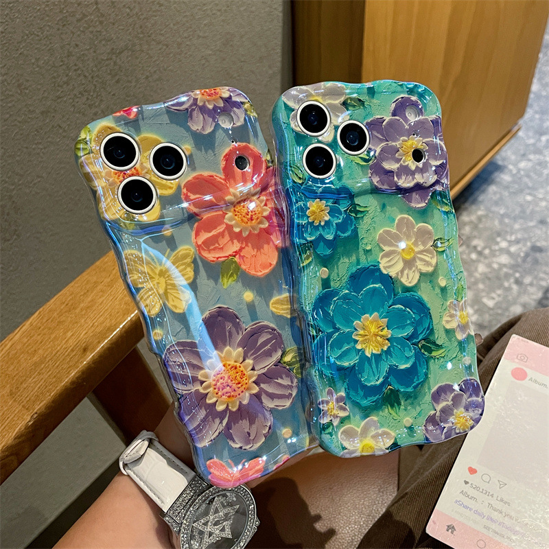 Luxury Blue Light Oil Painting - Phone Cases Drawing recensie en prijs