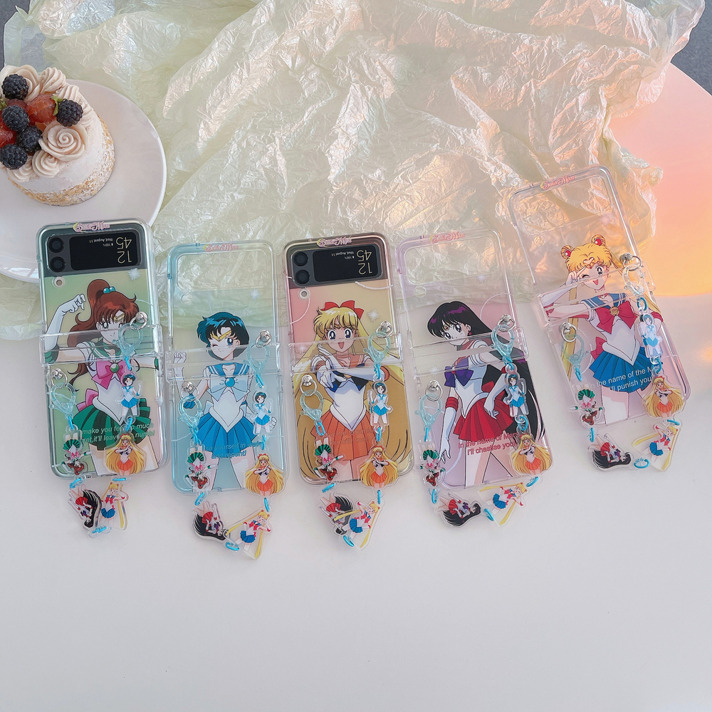 Cute Cartoon Japan Anime Sailo - Phone Cases Z Flip 5 recensie en prijs