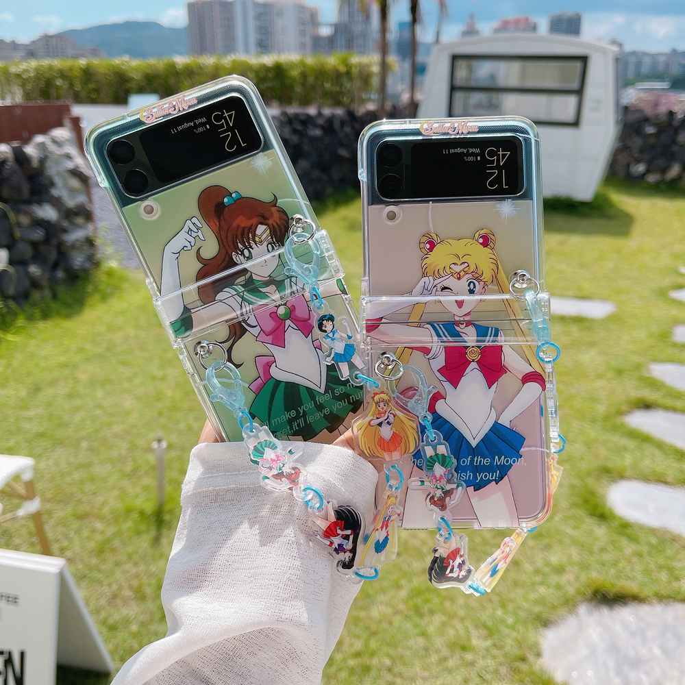 Cute Cartoon Japan Anime Sailo - Phone Cases Z Flip 5 recensie en prijs