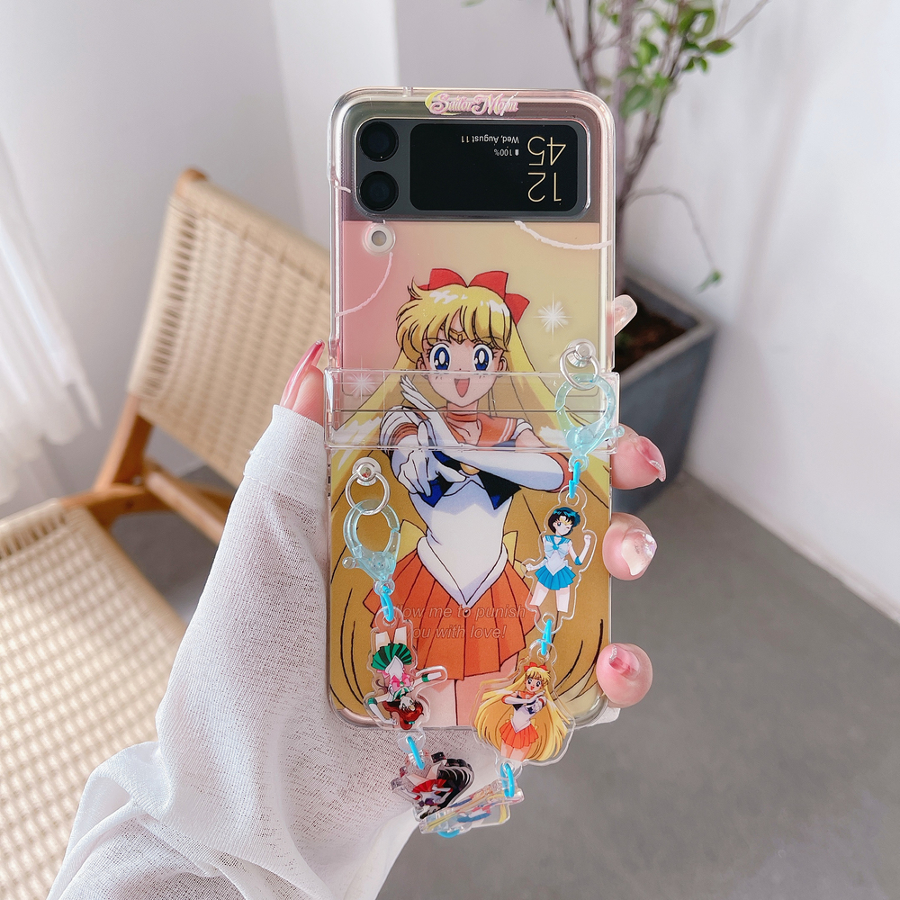 Cute Cartoon Japan Anime Sailo - Phone Cases Z Flip 5 recensie en prijs