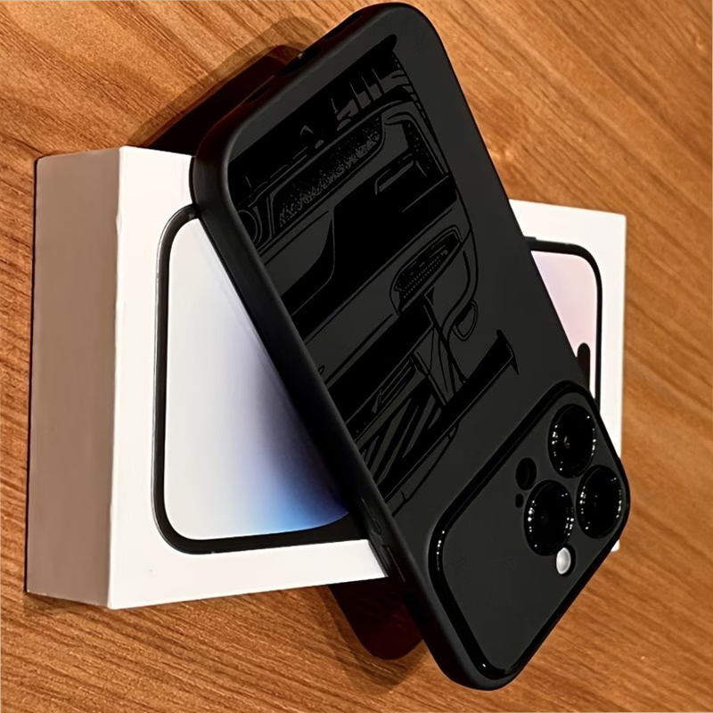 Line-Drawing of a Sports Car P - Phone Cases Drawing recensie en prijs